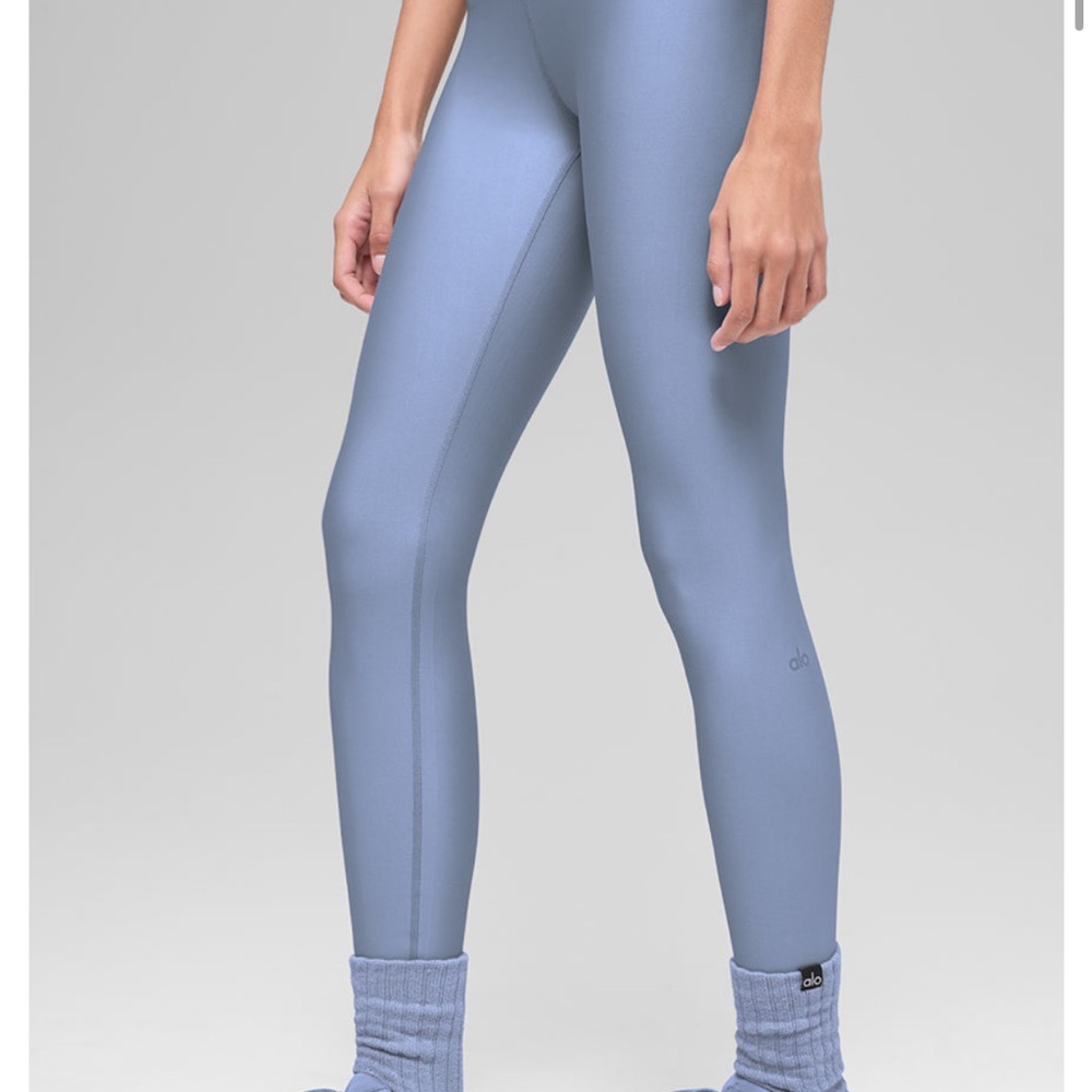 ALO Yoga 7/8 High-Waist Airlift Leggings Winter Frost Size Small - Picture 5 of 6